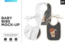 Baby Bibs 3 Types Mock Up Mockup Mockup Free Psd Baby Bibs