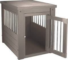 New Age Pet Ecoflex Crate End Table Antique White Small Chewy Com Crate End Tables Furniture Style Dog Crate Dog Crate End Table