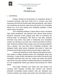 Terima kasih telah mengunjungi blog berbagi contoh proposal 2019. Proposal Kerja Praktek Teknik Lingkungan