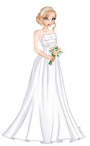 For Her Oc In A Wedding Dress Bride Winx Club Cute Art