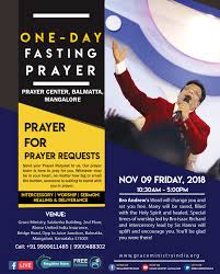 Now is the time to write why you are ultimately praying to god in this letter. One Day Fasting Prayer For Prayer Requests On Nov 09 2018 In Mangalore Grace Ministry Mangalore