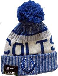 Indianapolis Colts New Era Nfl 2017 On Field Sport Knit Bobble Hat Team Colours With The Team Logo The New Era And The Nfl Bobble Hats Indianapolis Colts Nfl