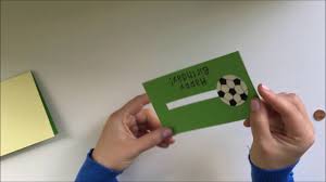 Mar 13, 2021 · finden sie bastelideen, vorlagen, rezepte, basteln mit kindern, kartenbasteln und mehr. Diy Fussball Karte Youtube