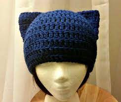 Free Crochet Pattern Cat Ear Beanie Crochet Cat Hat Crochet Hats Crochet