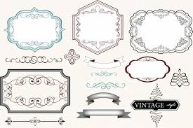 blank retro vintage labels vectors free download graphic art designs
