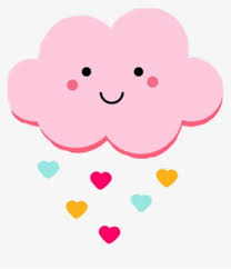 Cloud Cute Rain Hearts Kawaii Freetoedit Cloud Picture To Color Png Image Transparent Png Free Download On Seekpng Pink, kawaii, cloud, sprinkles, sprinkling. cloud cute rain hearts kawaii