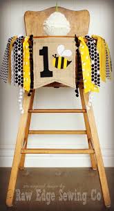 Bee High Chair Highchair Birthday Banner Bumble Bee Party Etsy Birthday Highchair Bee Birthday Party Bee Party