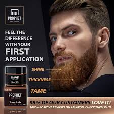 Styling Beard Balm, Organic and Moisturizing Beard Butter with 12hr Hold,  60g