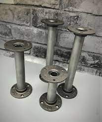 Counter height applications can be sets of 4 legs for a table, posts for kitchen islands and peninsulas, or stainless steel bases for breakfast nooks or counter top overhangs. Pipe Style Furniture Legs 1 Uk Supplier