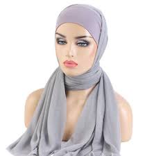 Muslim Hijab Amira Long Scarf Prayer Wrap Shawl Women Turban Islamic  Headscarf