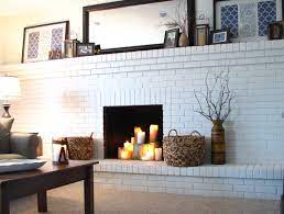 All In The Family Room Painted Brick Fireplace Brick Fireplace White Brick Fireplace Painted Brick Fireplace