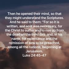 Then He Opened Their Minds To Understand The Scriptures Pin On My Lord My Savior My Great Healer