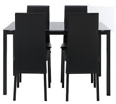 Dining table and chair sets. Buy Argos Home Lido Glass Dining Table 4 Black Chairs Dining Table And Chair Sets Argos Glass Dining Table Dining Table Home Decor Sites