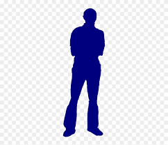 Blue Man Silhouette Men Background Standing Human Figure Black Png Free Transparent Png Clipart Images Download Saitama illustration, one punch man saitama manga sticker , one punch man transparent background png clipart. blue man silhouette men background