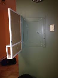 An electrical panel, also known as the fuse box, holds the fuses for the entire home in one recessed metal box. How To Hide The Electric Panel Box Without Losing Accessibility All Items Can Be Bought From A H Hide Electrical Panel Electric Panel Hiding Electrical Panel