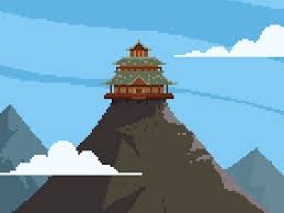 Dojo Pixel Art Scene Pixel Art Art Scene Design