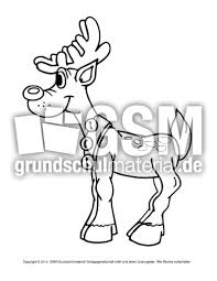 Mit der kleiner weihnachtswichtel malvorlage aus der kategorie gemischt können sie nichts falsch machen! Ausmalbild Rentier Weihnachten Ausmalbilder Weihnachten Feste Und Feiertage Hus Klasse 1 Grundschulmaterial De