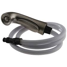 stainless steel spray head, vinyl 59 in