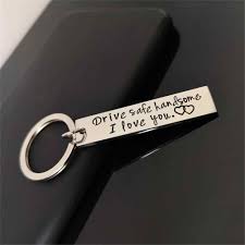 Picking a present for boyfriend is almost as tough as refusing from sweets and sugar, and might seem to be a mission impossible at the first glance. Fashion Keychain Keyring For Husband Boyfriend Girlfriend Lovers Gift Birthday Present Stainless Steel Engraved I Love You Party Favors Aliexpress