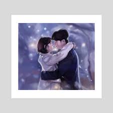 While you were sleeping, ep 1 (korean tv series, 2017). Kdrama While You Were Sleeping Lee Jong Suk And Bae Suzy An Art Print By Kdrama Inspired Inprnt