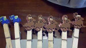 Safari Theme Clothes Pins For Baby Shower Game Baby Shower Safari Theme Jordan Baby Shower Baby Shower Clothes Pin