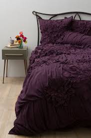 Georgina Duvet Cover In Plum Anthropologie Bought For Canada Plum Bedding Home Purple Comforter