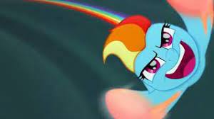 Rainbow dash goes to cloudsdale to participate in a flying competition and her friends find a way to accompany her. Rainbow Dash S Sonic Rainboom Moment Mlp Th Movie Youtube