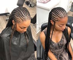 Which Do You Prefer Single Braid Or Double Braid Down The Middle Single Braids Hairstyles Braided Hairstyles Braids For Black Hair