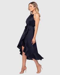 Pilgrim Bowie Midi Dress Navy The Urge Us Navy Midi Dress Dresses Pilgrim Dresses