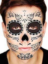 Sold by myriahsbazaar and ships from amazon fulfillment. Day Of The Dead Halloween Sugar Skull Temporary Tattoo Sets Guy Or Girl Dead Makeup Skull Makeup Sugar Skull Makeup