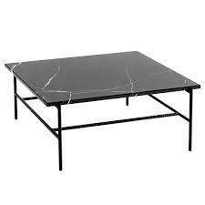 Hay Rebar Sohvapoyta 80 X 83 Cm Musta Marmori In 2020 Coffee Table Table Hay Table