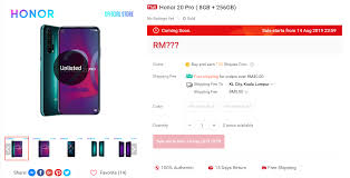 See full specifications, expert reviews, user ratings, and more. Honor 20 Pro Will Be Available For Purchase In Malaysia Next Week Soyacincau Com