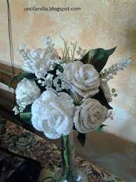 Tanti fiori all'uncinetto per te <3. Bouquet Di Rose All Uncinetto Bouquet Of Roses Crochet Bouquet Di Rose Rosa All Uncinetto Bouquet