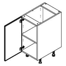 caisson bas 1 porte 30 cm blanc meuble bas meuble castorama