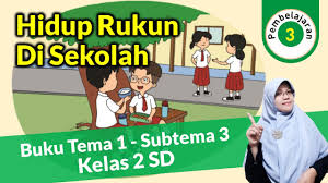 Kelas 2 Tema 1 Subtema 3 Pembelajaran 3 Hidup Rukun Di Sekolah Youtube