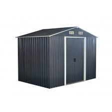 Holzwurm holzhaus gartenhäuser carports & gartengeräte »ab 79€ versandkostenfrei in de. Ondis24 Geratehaus Anthrazit Metall Gartenhaus 174x236x190cm Gunstig Online Kaufen