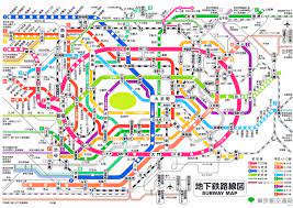 tokyo toei japanese train map tokyo japan travel tokyo subway