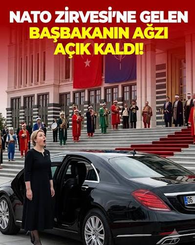 Ankara’da düzenlenen tarihi NATO Zirvesi kapsamında Türkiye’ye gelen İzlanda Başbakanı Kristrún Mjöll Frostadóttir, Cumhurbaşkanlığı Külliyesi’ndeki resmi karşılama töreninde hayranlığını gizleyemedi.