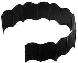 What are the shipping options for wood edging? Amazon Com Suncast 6 Interlocking No Dig Border Landscape Edging Black Vinyl Set Of 40 Garden Border Edging Garden Outdoor