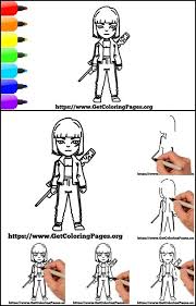 Como Dibujar Free Fire Kelly Step By Step Drawing Drawing Tutorial Drawings
