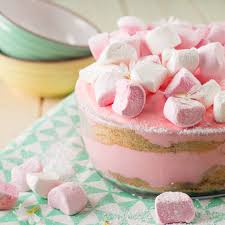 Squishy Marshmallow Fridge Tart Recipe Tart Recipes Fluff Desserts Recipes With Marshmallows