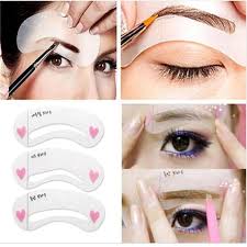I'm showing you how i create my eyebrows on a daily basis using just eyeshadow. Eyebrow Stencil Stencil For Eyebrows Makeup Clear Durable Drawing Template Assistant Card Buy From 0 68 On Joom E Commerce Platform