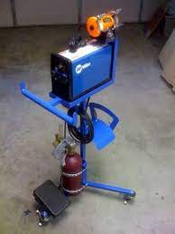Combat Jump Space Saving Combo Tig Cart And Grinder Stand Welding Table Welding Projects Welding Cart
