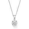 14k gold sterling silver bezel crystal necklace with cz diamond pendants, droplet station choker necklaces for women, 14 to 16 inch adjustable length. 3