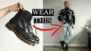 Martens never go out of style. How To Wear Doc Martens Boots Men 3 Outfits To Wear With Dr Martens Youtube