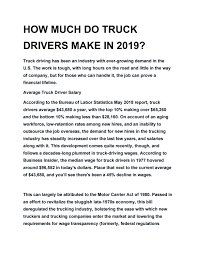 Maybe you would like to learn more about one of these? How Much Do Truck Drivers Make In 2019 By Haultail App Issuu