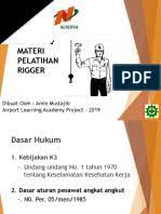 Jadwal pelatihan gemilang training tahun 2021. Rigger Pdf