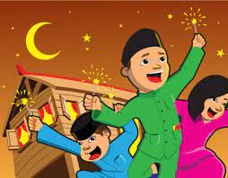 Ijoicartoon suasana hari raya di desa pedesaan poster rumah seni. Kampung Projects Photos Videos Logos Illustrations And Branding On Behance