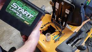 Cub cadet genuine parts gives you a genuine advantage: How To Replace A Cub Cadet Xt1 Enduro Series Lawn Mower Battery Youtube