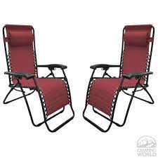 Zero Gravity Recliner Burgundy 2 Pack Zero Gravity Recliner Zero Gravity Chair Lounge Chair Outdoor